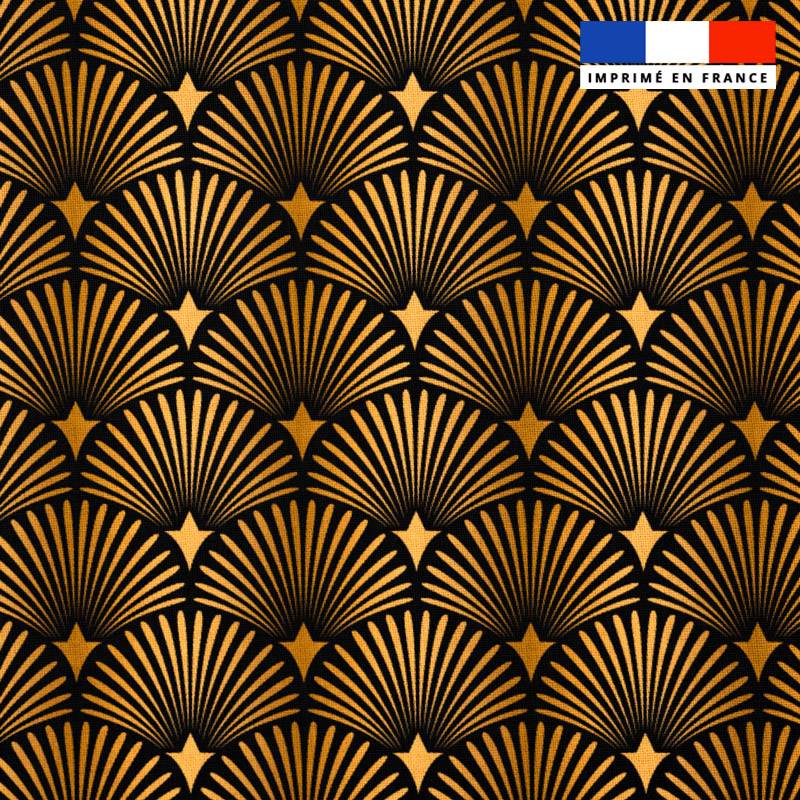 Coton Du Monde Borsalino noir motifs
