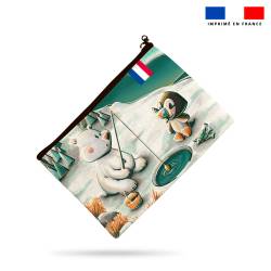 Kit pochette motif aventure polaire - Création Stillistic