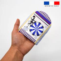 Kit mini-gants nettoyants motif cirque - Création Lili Bambou Design