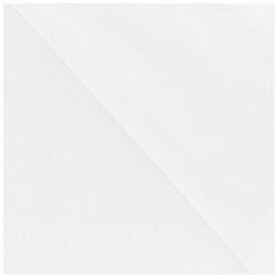 coupon - Coupon 70cm - Popeline de coton peigné unie blanche