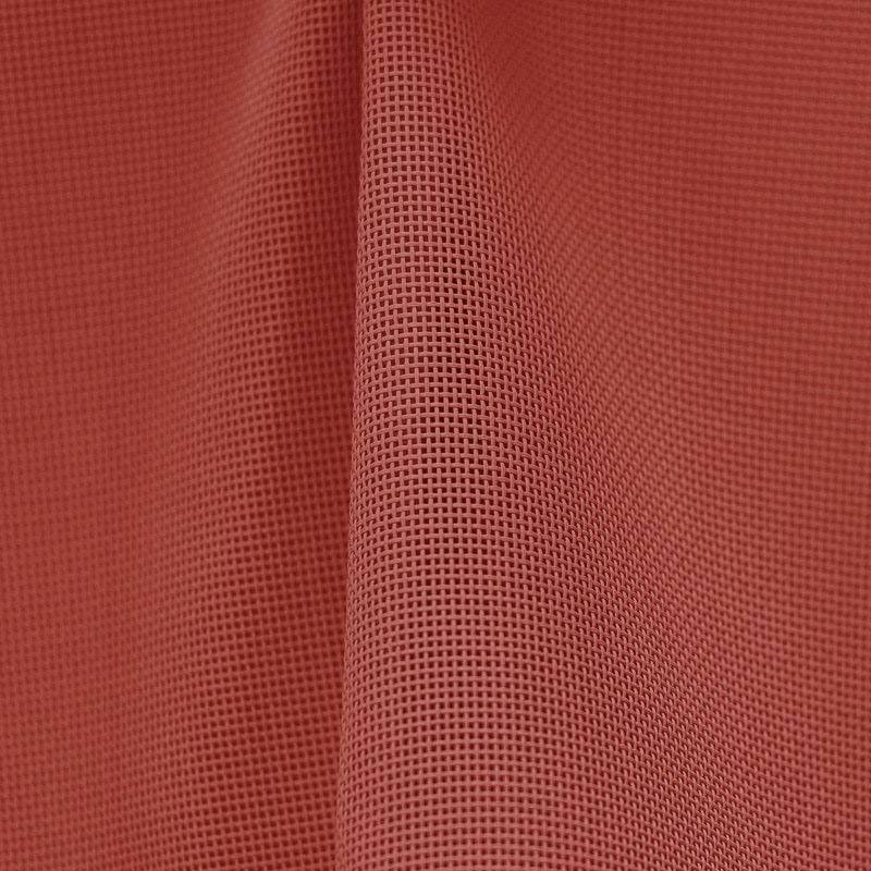 Toile textilène rouge tomette