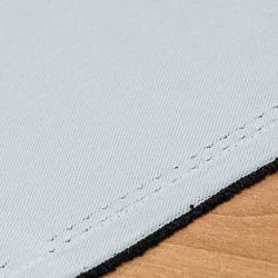 coupon - Coupon 80cm - Tissu occultant uni blanc grisé