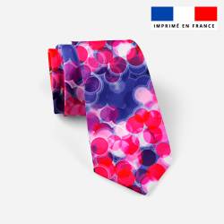 Patron cravate réversible motif Roxanne - Création Pierre-Alexandre PAUGAM