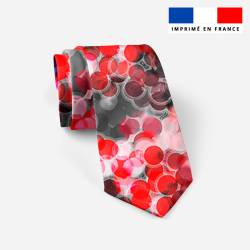 Patron cravate réversible motif Roxanne - Création Pierre-Alexandre PAUGAM