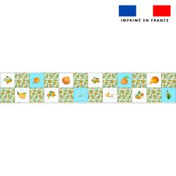 Coupon lingettes lavables motif maitresse et fleurs d'oranger