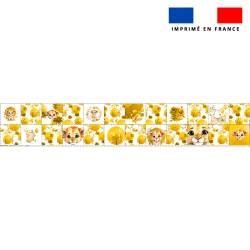 Coupon lingettes lavables motif lionceau aquarelle