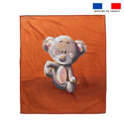 Coupon serviette de plage motif bébé koala - Création Stillistic