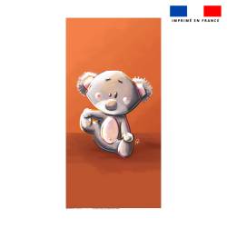 Coupon serviette de plage motif koala - Création Stillistic