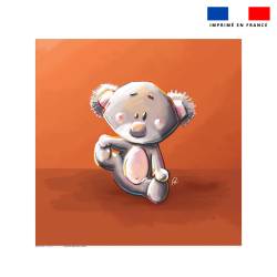 Coupon serviette de plage motif koala - Création Stillistic