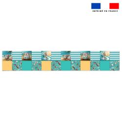 Coupon lingettes lavables motif hippo surf - Création Stillistic