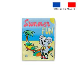 Kit livre à colorier jeux thème summer fun