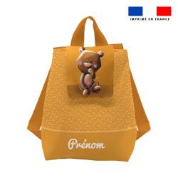 Kit sac à dos enfant personnalisé - Ourson - Création Stillistic