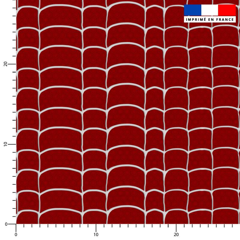 Toile d'araignée - Fond rouge