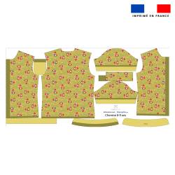 Patron chemise enfant imprimé renard - Création Stillistic