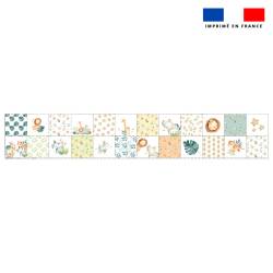 Coupon lingettes lavables motif safari animaux aquarelle