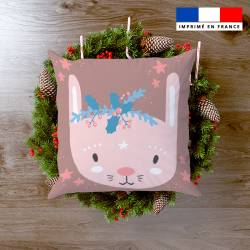 Coupon 45x45 cm motif animaux pastel