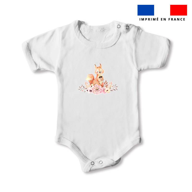 Body enfant 3 mois motif friends of forest