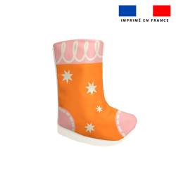 Kit chaussette de noel motif ambiance Noel