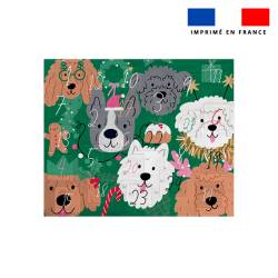 Coupon pour Calendrier de l'avent Paysage motif chien de noel