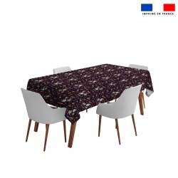 Coupon pour nappe rectangle motif fantôme noir - Création Stillistic