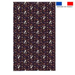 Coupon pour nappe rectangle motif fantôme noir - Création Stillistic