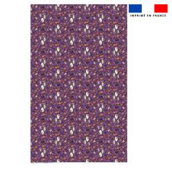 Coupon pour nappe rectangle motif fantôme violet - Création Stillistic