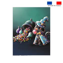 Coupon couverture imprimé chat bonbons - Création Stillistic