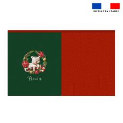 Kit hotte personnalisé motif Panthère christmas - Création Stillistic