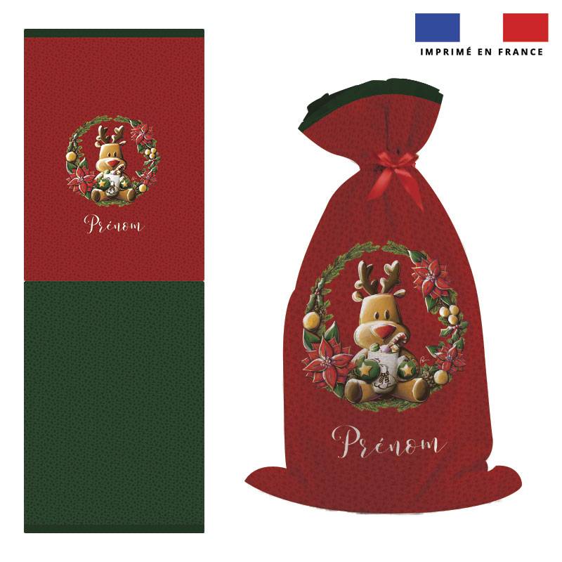 Kit hotte personnalisé motif Renne christmas - Création Stillistic