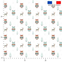 Animaux d'hiver scandinave...