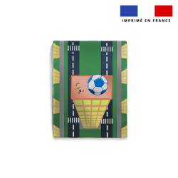 coupon - Kit livre à colorier jeux thème sport - Popeline de coton peigné 129gr/m² - 