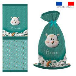 Kit hotte personnalisée motif animaux du froid ours - Création Stillistic