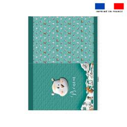 Kit hotte personalisée motif animaux du froid - Création Stillistic