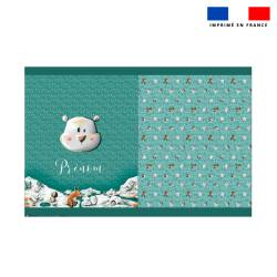 Kit hotte personnalisée motif animaux du froid ours - Création Stillistic