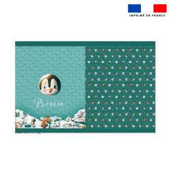 Kit hotte personalisée motif animaux du froid pingouin - Création Stillistic