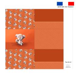 Coupon pour tour de lit motif bébé koala - Création Stillistic