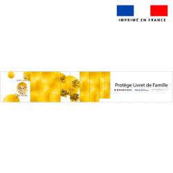 Kit protège livret de famille motif lionceau aquarelle