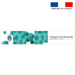 Kit protège livret de famille personnalisé - Raton laveur aquarelle