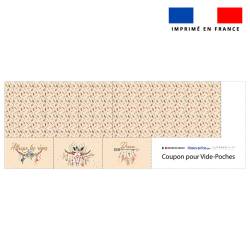 Coupon pour vide-poches motif boho