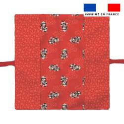 Kit protège livret de famille motif bébé raton - Création Stillistic