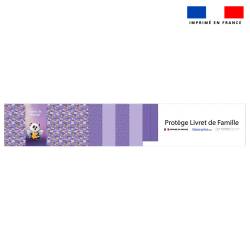 Kit protège livret de famille motif panda ange - Création Stillistic