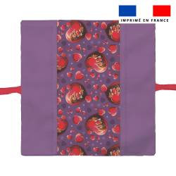 Kit protège livret de famille motif loutre - Création Stillistic