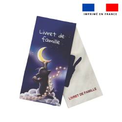 Kit protège livret de famille motif chat sirius - Création Stillistic