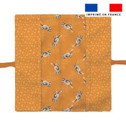 Kit protège livret de famille motif bébé lapin - Création Stillistic