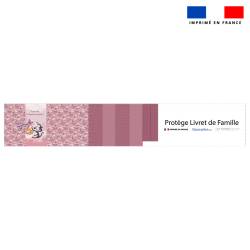 Kit protège livret de famille personnalisé - Tigre blanc - Création Stillistic