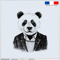 Coupon 45x45 cm motif panda hipster