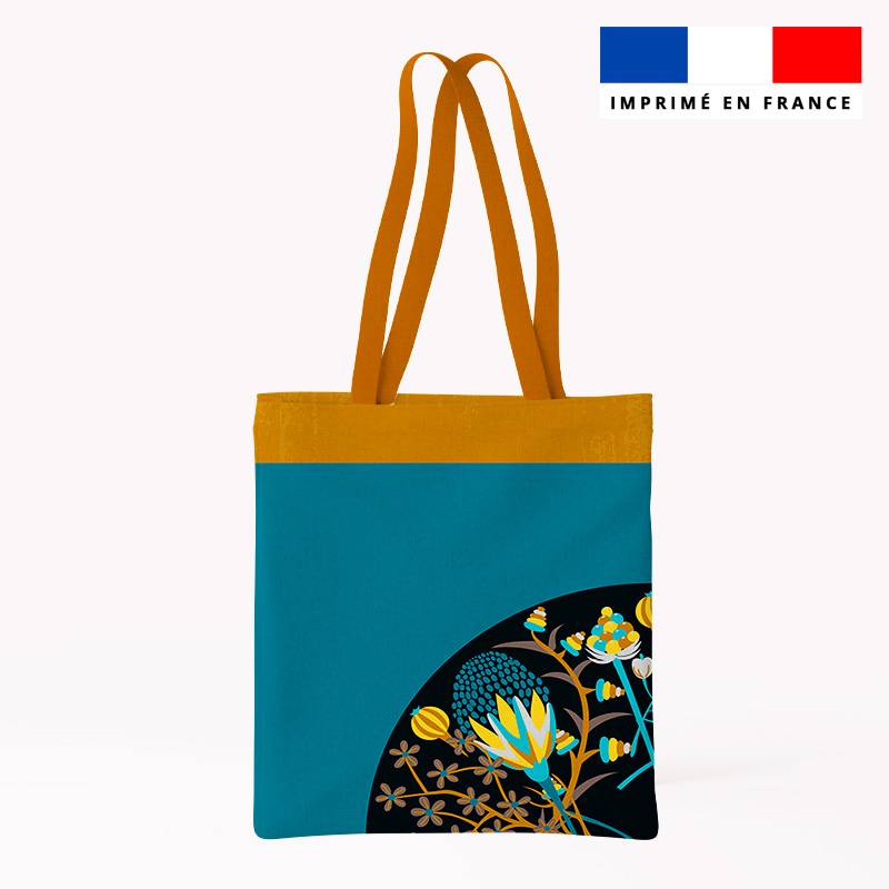 Coupon pour tote-bag motif fleur bohème