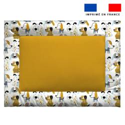 Kit couffin pour animaux motif animaux de compagnie