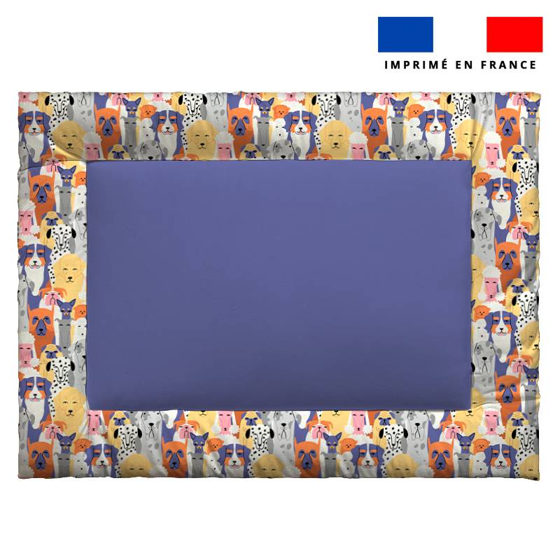 Kit couffin pour animaux motif chiens colorés