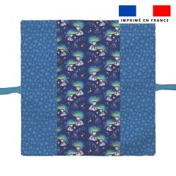 Kit protège livret de famille motif bébé ours polaire - Création Stillistic